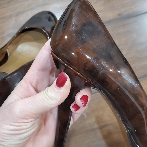 ZARA Tortoise Shell Platform Heels - Picture 12 of 13